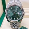 Rolex assemblato datejust 126234 mint green 41mm